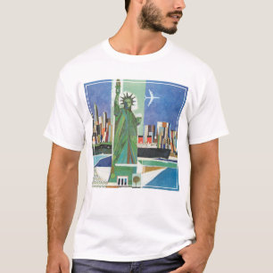 Vintage Travel Poster For American Airlines T-Shirt