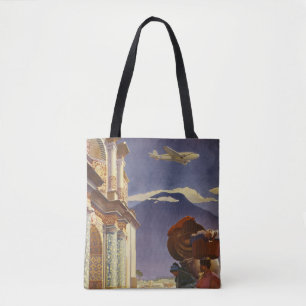 Vintage Travel Poster For Guatemala Tote Bag