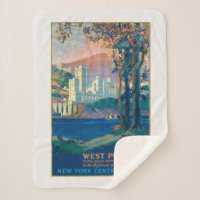 Vintage Travel Poster For New York Central Lines