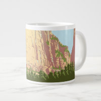 Vintage Travel Poster For Zion National Park