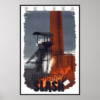 Vintage Travel Poster Gorny Slask Poland