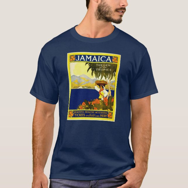 Vintage Travel Poster: Jamaica T-Shirt (Front)