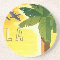 Vintage Travel Poster, Los Angeles, California