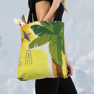 Vintage Travel Poster, Los Angeles, California Tote Bag