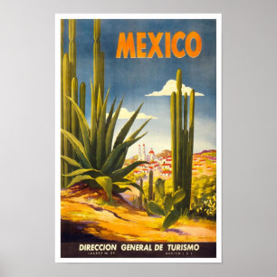 Vintage Travel Poster Mexico 2