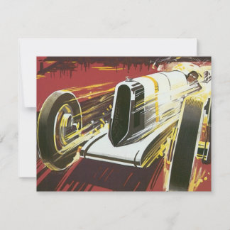 Vintage Travel Poster, Monaco Grand Prix Auto Race