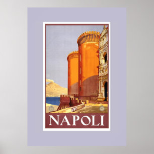 Vintage Travel Poster Napoli