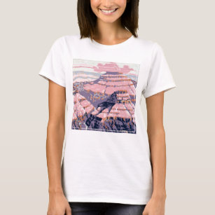 Vintage Travel Poster Shows Views Of Grand Canyon T-Shirt