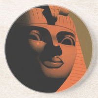 Vintage Travel Poster with Sphinx, Egypt, Africa