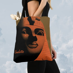 Vintage Travel Poster with Sphinx, Egypt, Africa Tote Bag