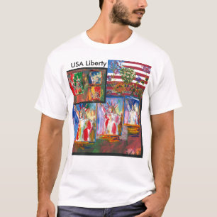 Vintage travel posters Statue of Liberty NYC Shirt