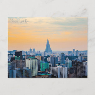 Vintage travel Pyongyang North Korea Vacation Postcard