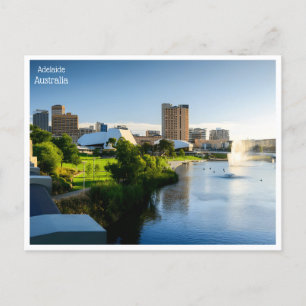 vintage travel retro Adelaide Australia Australie Postcard