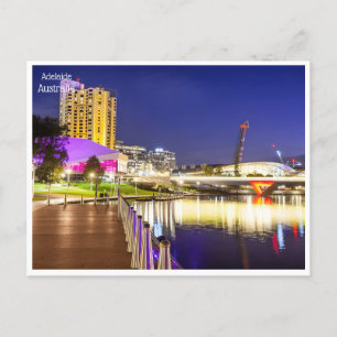 vintage travel retro Adelaide Australia Australie Postcard