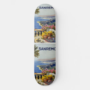 Vintage Travel Sanremo Italy skateboards