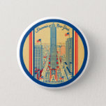 Vintage Travel Souvenir of New York 6 Cm Round Badge<br><div class="desc">Vintage Travel Souvenir of New York,  from the thirties!</div>