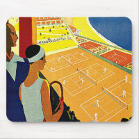Vintage Travel, Tennis, Sports, Monte Carlo Monaco