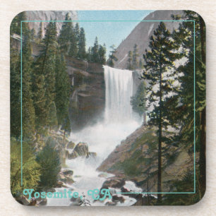 Vintage Travel Vernal Falls Yosemite Coaster
