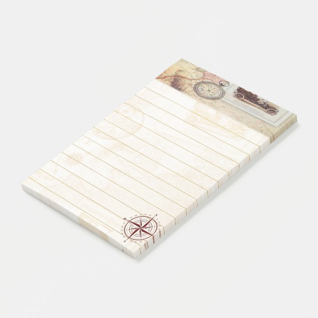 Vintage Travelling  Post-it Notes (Angled)