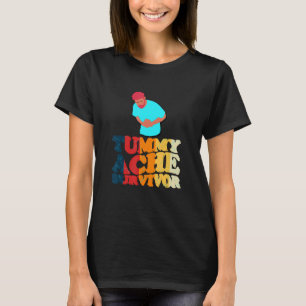 Vintage Trendy Retro Proud Tummy Ache Survivor 2 T-Shirt