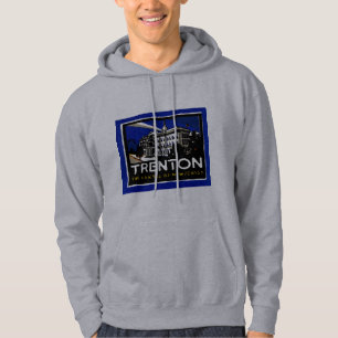 Vintage Trenton NJ Poster Hoodie