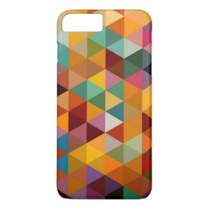 Vintage Triangles Pattern Background. Case-Mate iPhone Case