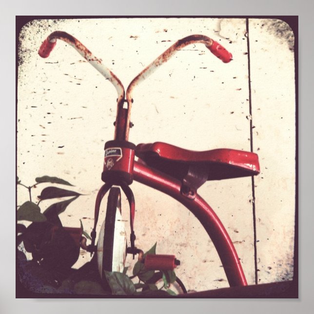 Vintage Tricycle Poster (Front)