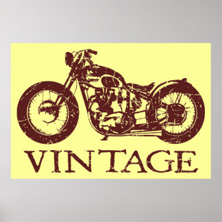 Vintage Triumph Poster