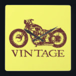 Vintage Triumph Square Wall Clock<br><div class="desc">Vintage Triumph</div>