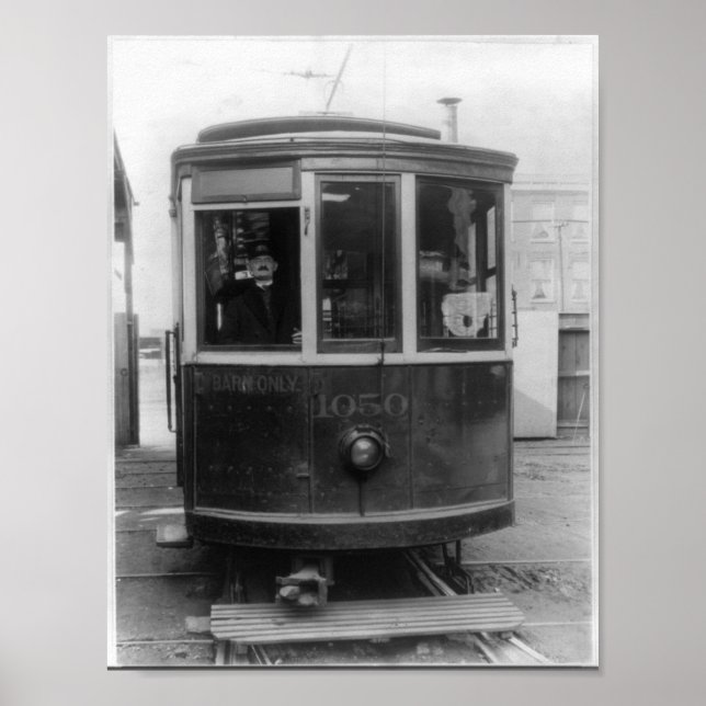 Vintage Trolley Poster (Front)