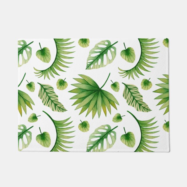 Vintage Tropical Art Doormat (Front)