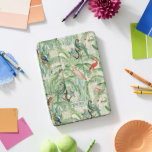 Vintage Tropical Birds and Palm leaves iPad Pro Cover<br><div class="desc">Beautiful vintage tropical birds in vibrant colours,  lush green palm leaves,  and a soft and warm beige background.</div>