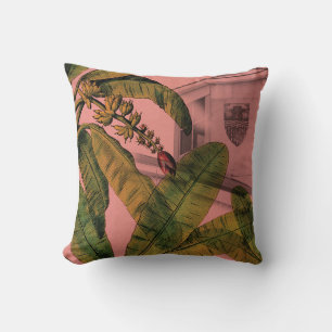 Vintage tropical designed cushion
