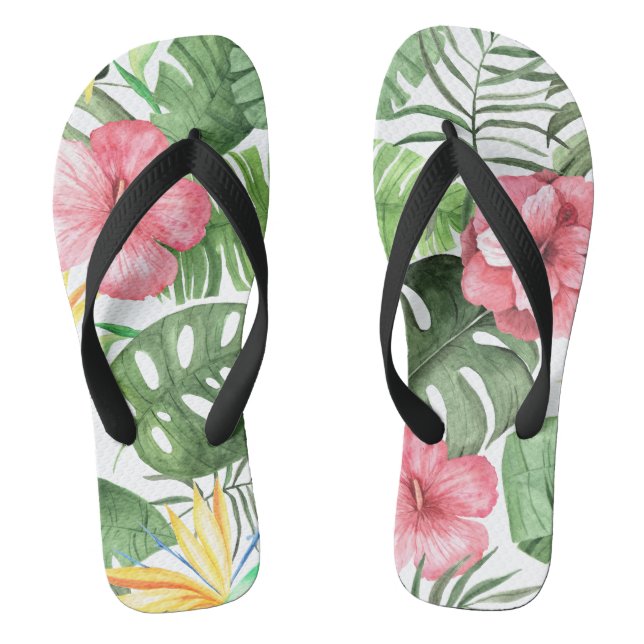 Vintage Tropical Jandals (Footbed)