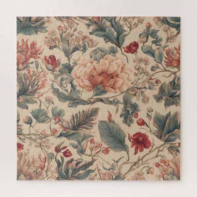 Vintage Tropical Jigsaw Puzzle (Vertical)