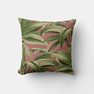 Vintage Tropical Palm Cushion