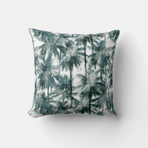 Vintage Tropical Palm Tree Cushion