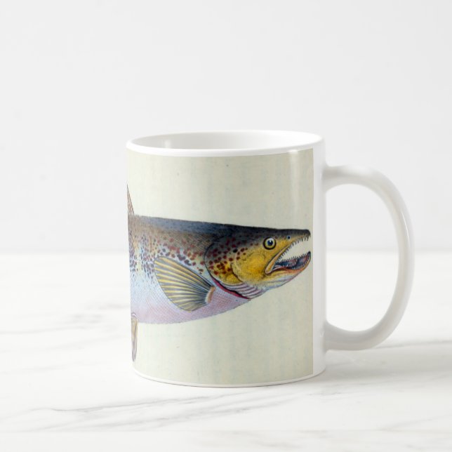 Vintage trout fish mug (Right)
