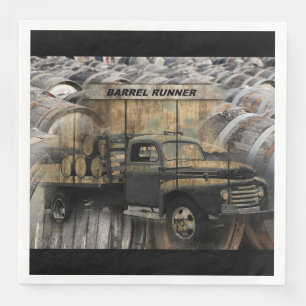 Vintage Truck Antique Truck Old Truck Napkin