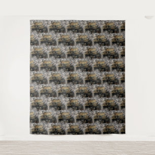Vintage Truck Antique Truck Old Truck Tapestry