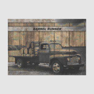 Vintage Truck Antique Truck Old Truck Tissue Paper