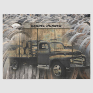 Vintage Truck Antique Truck Old Truck Tissue Paper