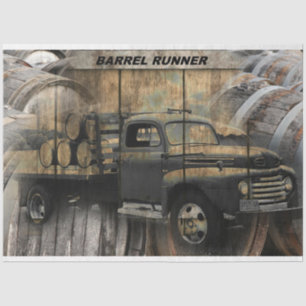 Vintage Truck Antique Truck Old Truck Tissue Paper