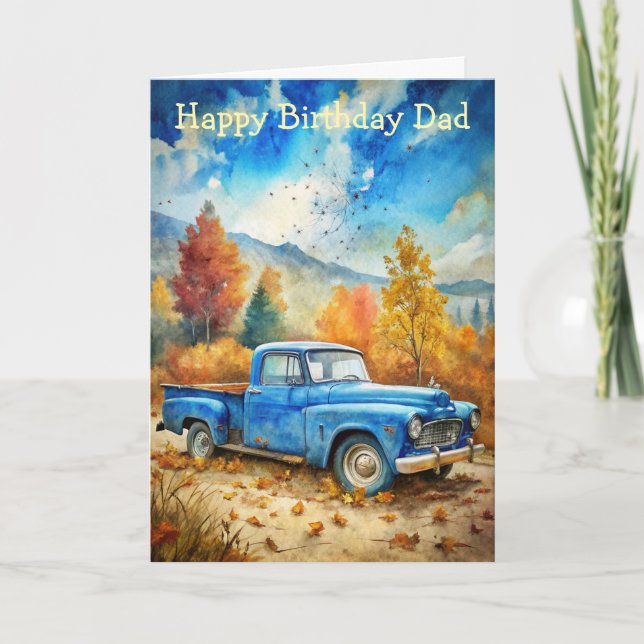 Vintage Truck Card (Front)