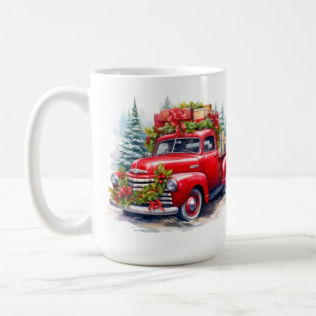 Vintage Truck Coffee Mug (Left)
