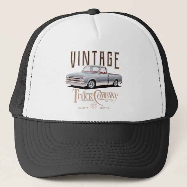 vintage truck company trucker hat (Front)