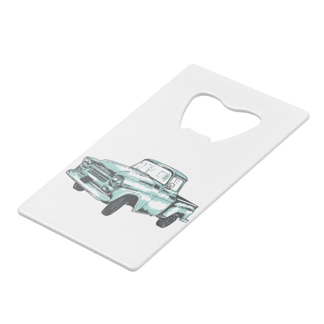 Vintage Truck Illustration (Front Angled)