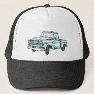 Vintage Truck Illustration Trucker Hat