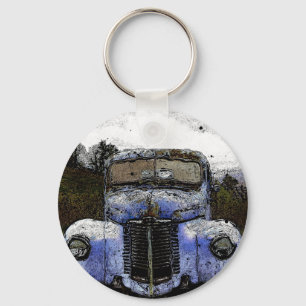Vintage Truck Key Ring