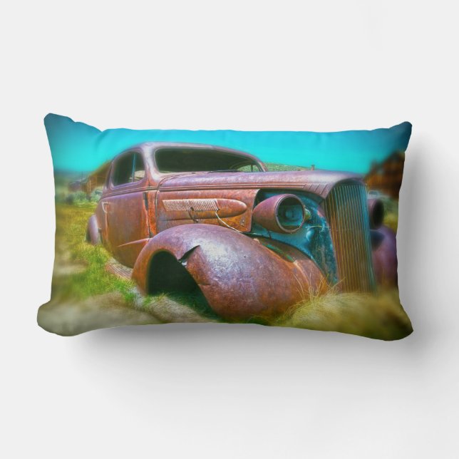 Vintage Truck Lumbar Cushion (Front)